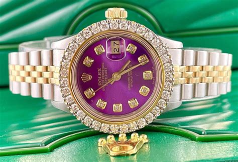 purple rolex women's|Rolex op 36 retail price.